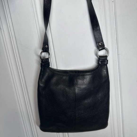 Vintage Coach F16533 Penelope Black Pebble Leather Crossbody Bag - Picture 4 of 8